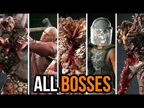 THE LAST OF US PART 2 REMASTERED - All Boss Fights (No Return) [4K 60ᶠᵖˢ ✔]
