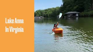 Lake Anna in Virginia (Lilika 5 years old & Kenzo 8 years old)