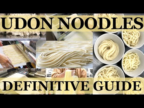 Online class. Udon 101: Definitive guide on Japanese Udon noodles: noodle making, cooking, plating