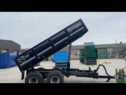 Numac 12T Dropside Tipping Trailer NEW - Image 2