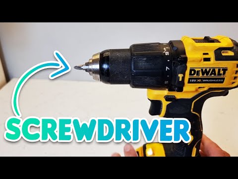 How To Use A DeWALT Drill As A Screwdriver