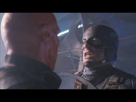 Captain America Vs The Red Skull Final Battle Movie Clip HD