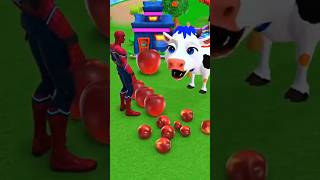 Download lagu Spider-man, Scary Teacher & Cow So Funny 🤣 Apple 🍎 351 #funny #scaryteacher3d #cartoon #shorts mp3