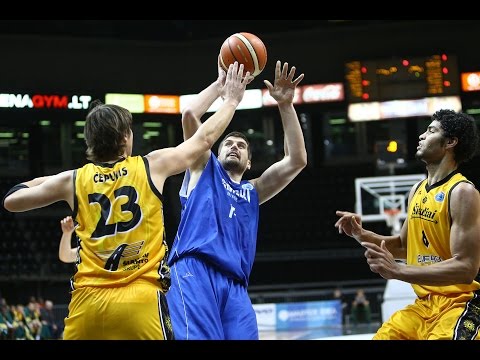 Djordje Gagic dunk in game BC Šiauliai - Tsmoki-Minsk