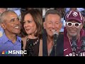 See Harris, Obama campaign together for 1st time at star-studded Georgia rally