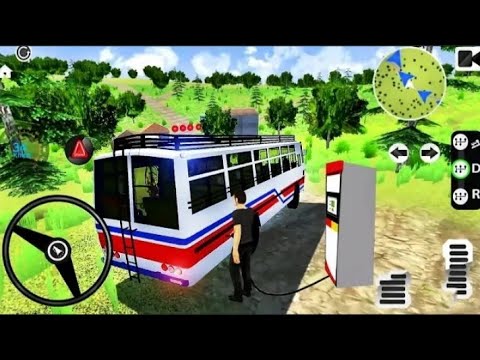 Offroad Bus Driving 2019 - Real Uphill Offroad Bus Driving - Android Gameplay [HD]