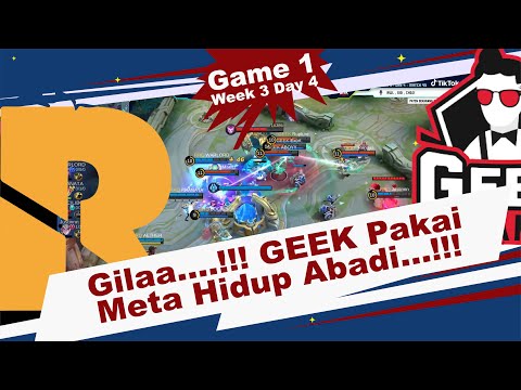 RRQ SENA VS GEEK GAME 1 MDL SEASON 6 LIVE MLBB REGULAR SEASON 6 GEEK VS RRQ SENA MATCH 1 MDL LIVE
