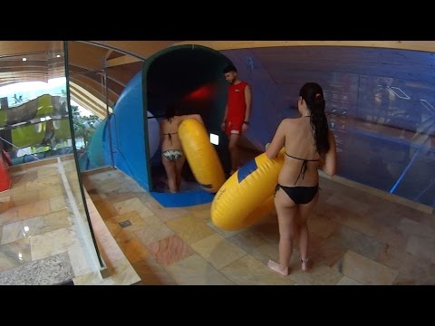 Strange Pulsar Water Slide at Therme Bucuresti