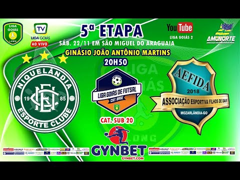 LIGA GOIÁS GYNBET.COM 2025 CATEG. BASE 2025 - NIQUELÂNDIA EC X AEFIDA MOZARLÂNDIA