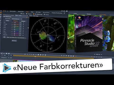 Neu in Pinnacle Studio 22 Deutsch Übersicht Farbkorrektur Video Tutorial