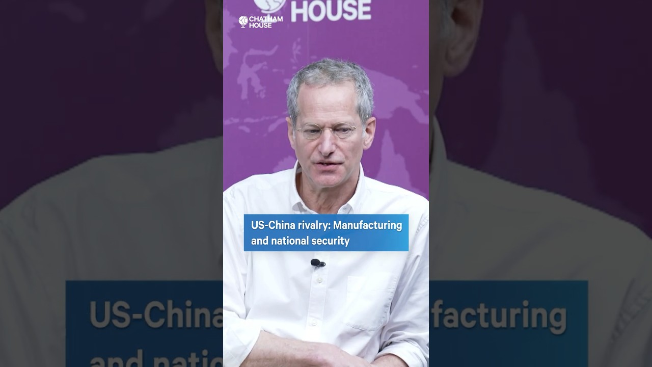 US-China Rivalry: Manufacturing and national security