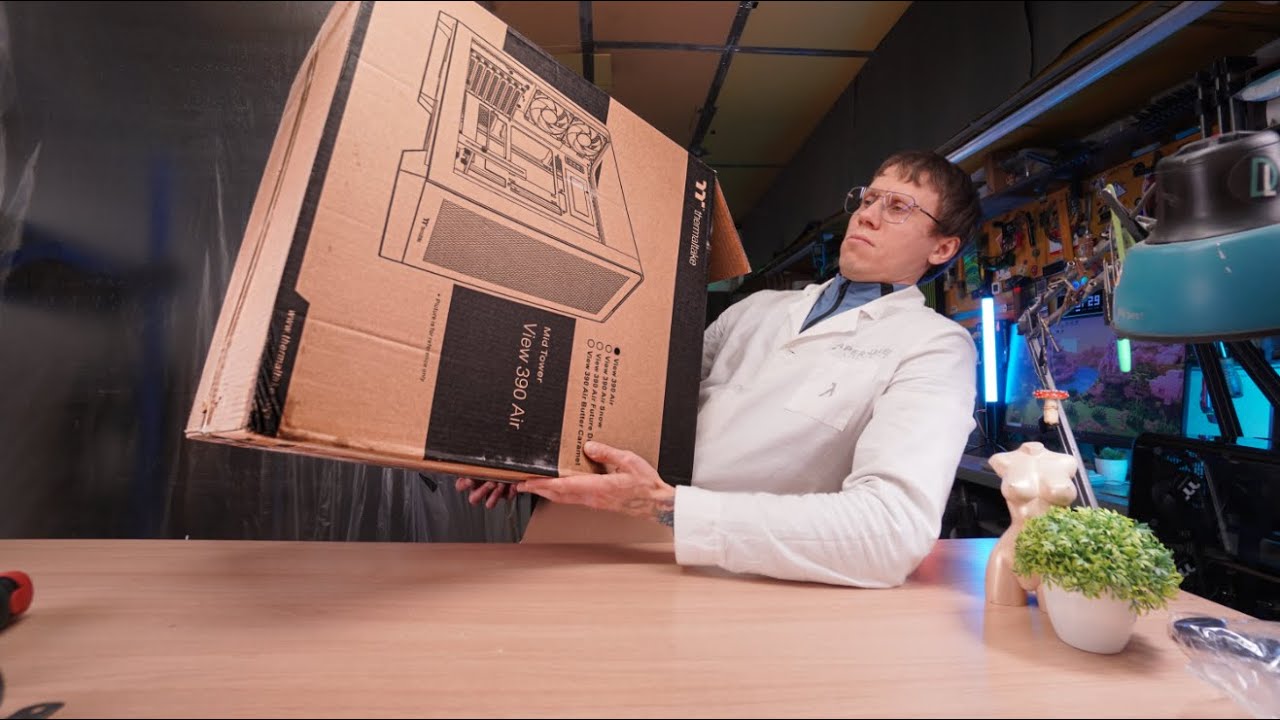 АКВАРИУМ для сборки ПК с ЛУЧШИМ ПРОДУВОМ...