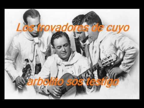 arbolito sos testigo-los trovadores de cuyo