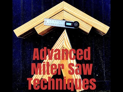 Advanced miter saw techniques (Easiest way to cut angles)