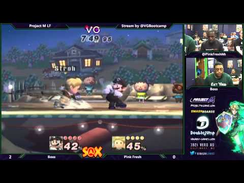S@X Monthly 8/30 - Project M Losers Finals -  Boss vs Pink Fresh