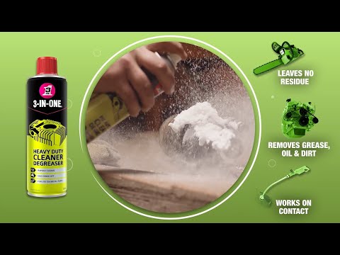 How to use 3-IN-ONE Heavy Duty Degreaser Spray