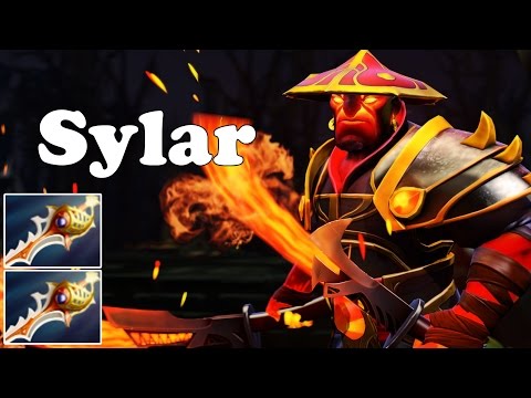 Dota 2 - Sylar plays Ember Spirit with 2 Divine rapiers - Ranked Match!