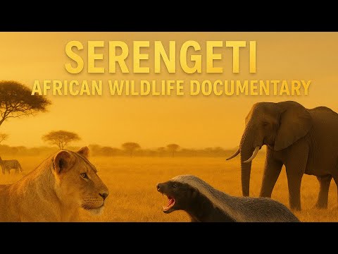 Serengeti African Wildlife Documentary 4K (2025) | Lions, Elephants, Hyenas & The Untamed Savannah