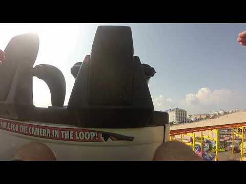 Back row point of view footage of Looping Star