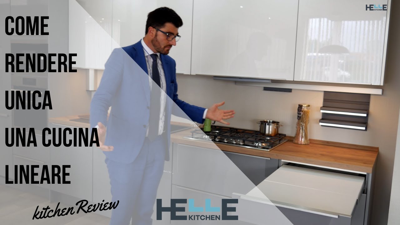 Come Arredare una Cucina Moderna Lineare Senza Rinunciare a Nulla - Kitchen Review