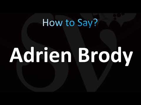 How to Pronounce Adrien Brody (CORRECTLY!)