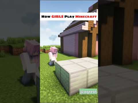 MINECRAFT | Boys vs Girls Playing Minecraft 😱😱❤️‍🔥❤️‍🔥 #shorts#minecraft