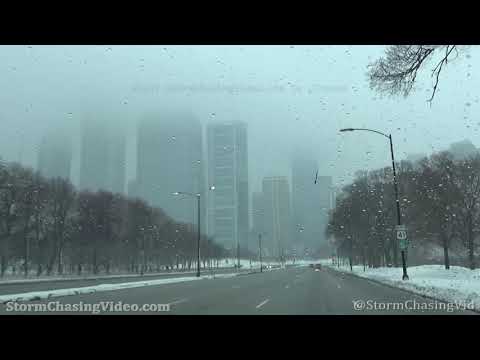 Lake Enhancement Winter Storm Warning hits Chicago, IL - 1/31/2021