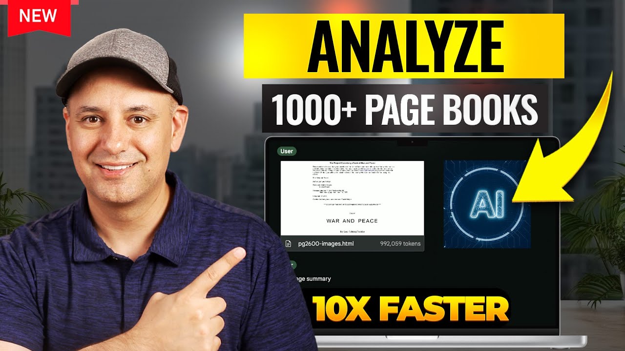 Summarize Entire Books and Long Videos with This AI Tool - 1000 Pages+