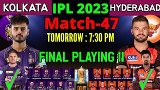 IPL 2023 | Kolkata vs Hyderabad Playing 11 2023 | KKR vs SRH Playing 11 2023