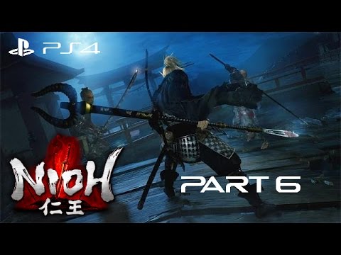 Nioh Alpha Demo Walkthrough Gameplay Part 5 - Ninjas