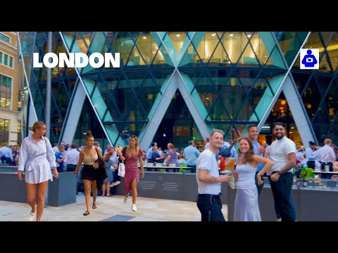 City of London 🏴󠁧󠁢󠁥󠁮󠁧󠁿 BARTHOLOMEW FAIR | Broadgate to The Gherkin | Central London Walking Tour HDR