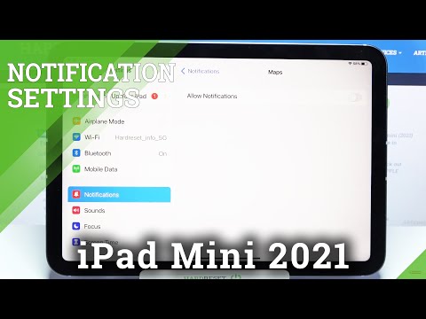 How to Turn On/Off App Notifications on iPad mini 2021 - maange Notifications in iOS