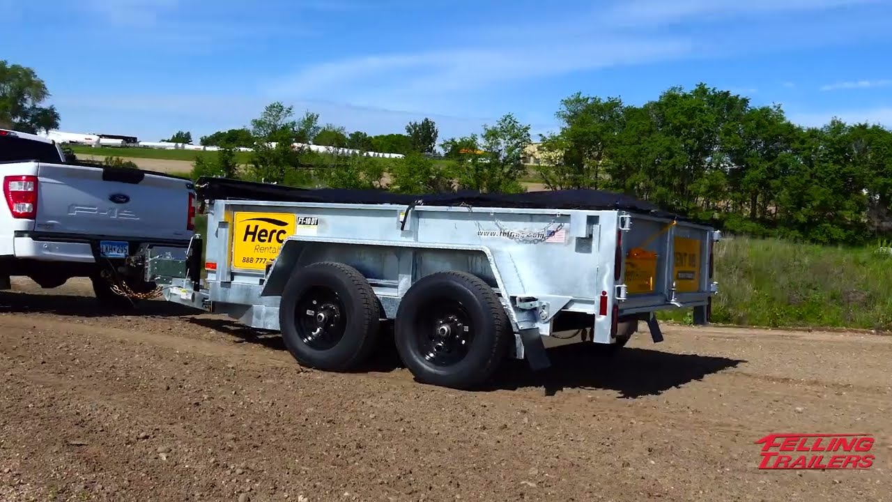 Hydraulic Dump Trailer Training by Felling - Trucks & Trailers from Herc Rentals
