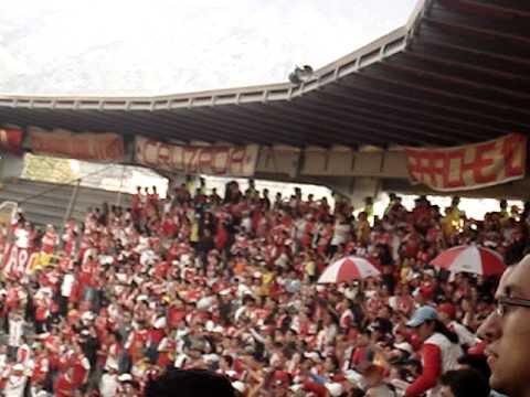 "Llenamos la popular y nos mandamos en avalancha" Barra: La Guardia Albi Roja Sur • Club: Independiente Santa Fe