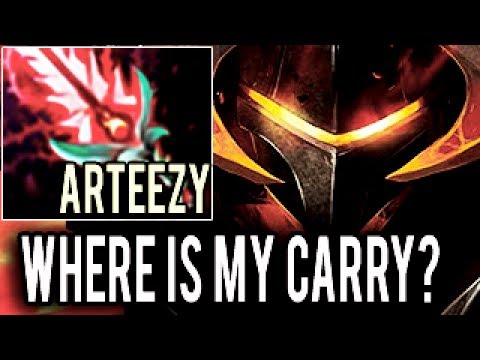 Arteezy Dota 2 [Chaos Knight] Try Hard - Where is My Carry?