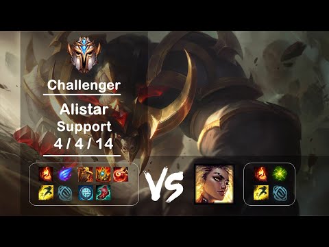 [4K] KR Challenger Support Alistar vs Rell Ep.1433