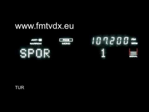 FM DX sporadic E Turkey Istanbul/Camlica SPOR 107.2 MHz