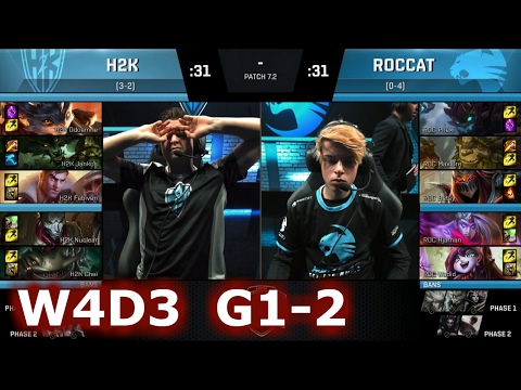 ROCCAT vs H2K Gaming | Game 2 S7 EU LCS Spring 2017 Week 4 Day 3 | ROC vs H2K G2 W4D3