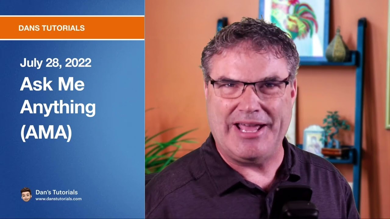 Ask Me Anything (AMA) Webinar for July 28, 2002