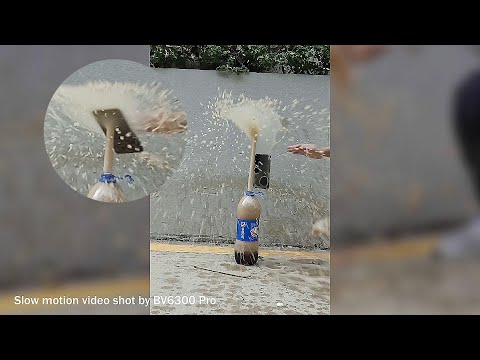 Experiment: Blackview BV6300 Pro, Coca Cola and Mentos