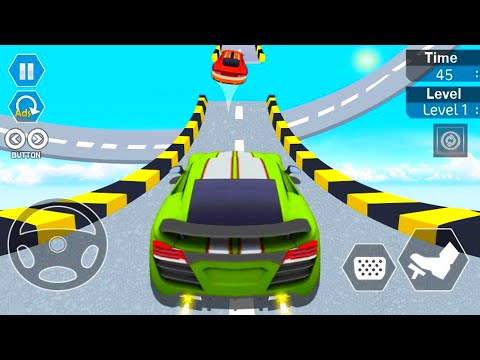 Extreme Car Stunts 3D free : Car GT Racing Ramp - Impossible car driving - Android Gameplay