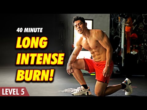 Long Intense Bodyweight Burn | Weightloss & Endurance (Level 5-6)