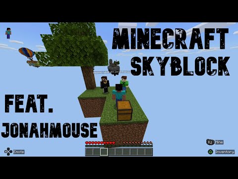 Insane Minecraft Skyblock with Jonahmouse!