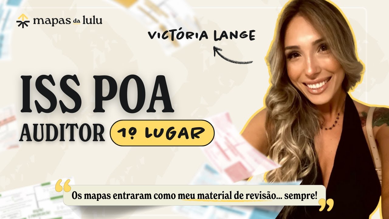 Aprovada ISS Porto Alegre (Auditor Fiscal) (1º lugar)