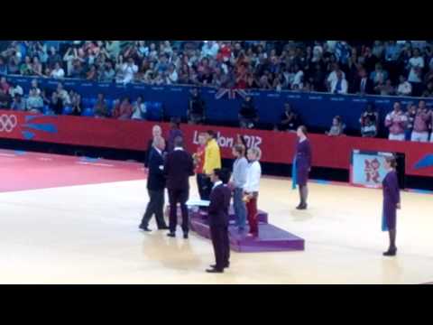 Bronze medal Charline Van Snick judo - London 2012