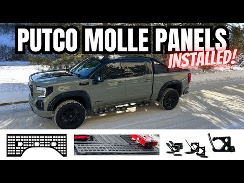 Putco MOLLE Panels on a GMC Sierra AT4 with MultiPro Tailgate! | Step-by-Step DIY