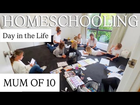 HOMESCHOOLING with my 10 KIDS - @TAINATHEMUMOF10 