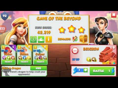 How To Defeat Brickon Boss Dragon!!Dragon Mania Legends