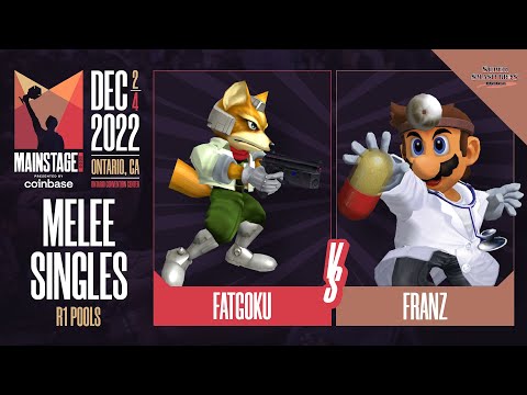 FatGoku (Fox) vs Franz (Dr. Mario) - Melee Singles Pools Winners Semi-Final  - Mainstage 2022