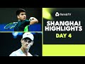 Alcaraz Makes Shanghai Debut; Sinner, Medvedev & Tsitsipas Feature | Shanghai 2023 Highlights Day 4